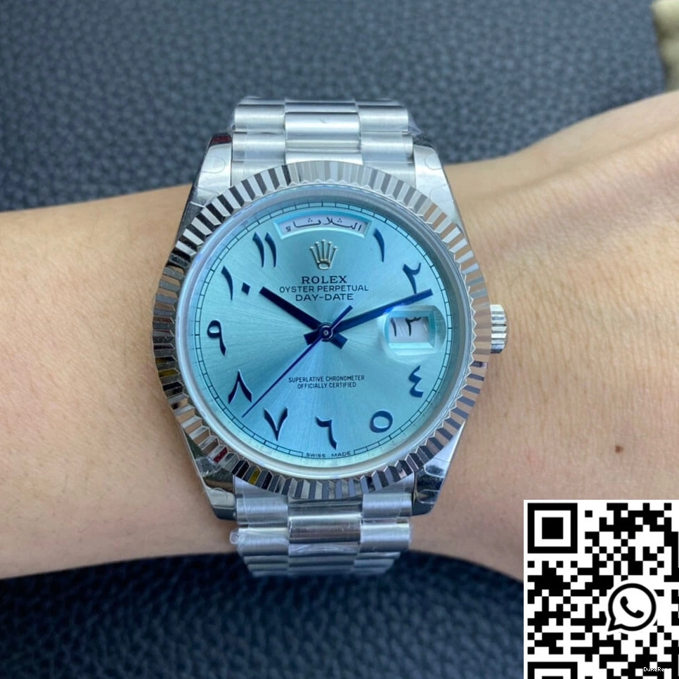 Customization Factory Middle Day East Ice Dial BP Rolex Date Blue 0922